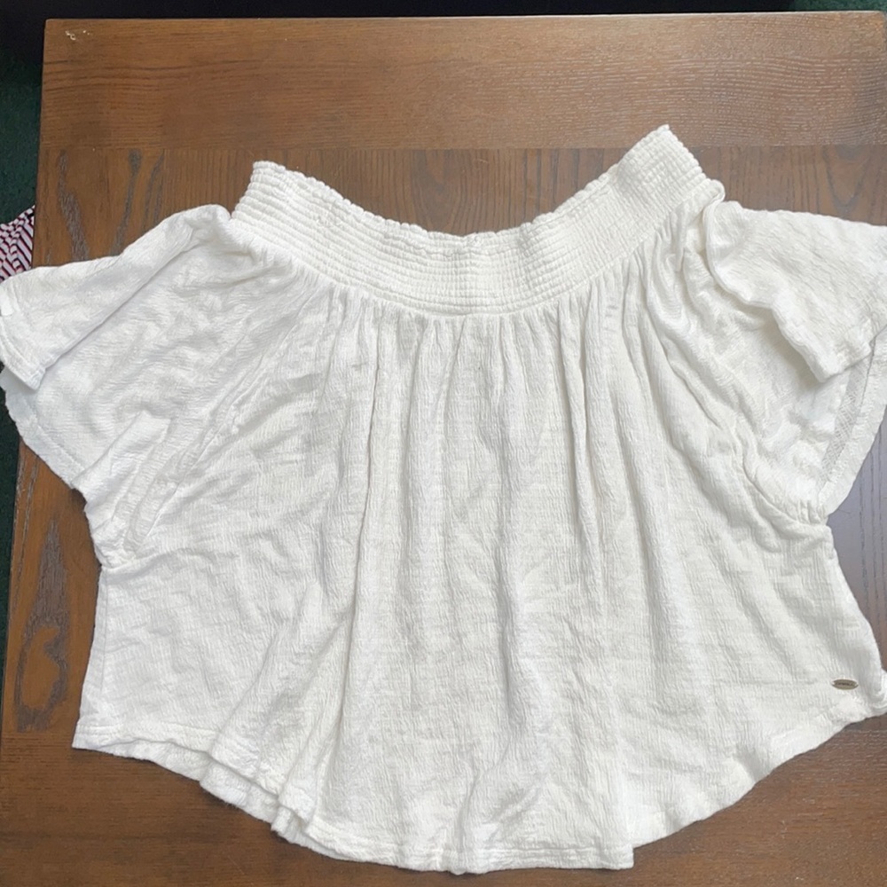 O’Neill white boho top size small